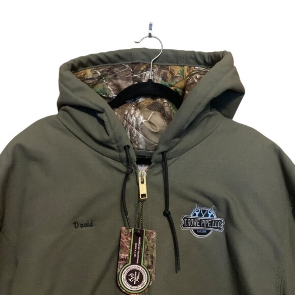 NWT Carhartt Men’s Jacket Quilted RealTree Lining Green 2XL 101074 316 Hunting - Picture 3 of 14
